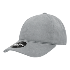 Decky 112 6-Panel Low Profile Relaxed Brushed Cotton Dad Hat, Black