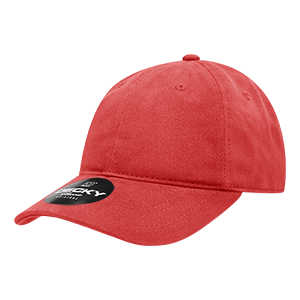 Decky 112 6-Panel Low Profile Relaxed Brushed Cotton Dad Hat, Black