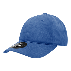 Decky 112 6-Panel Low Profile Relaxed Brushed Cotton Dad Hat, Black