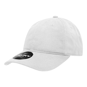 Decky 112 6-Panel Low Profile Relaxed Brushed Cotton Dad Hat, Black