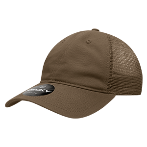 DECKY CLASSIC 120 6-Panel Low Profile Relaxed Cotton Trucker Hat