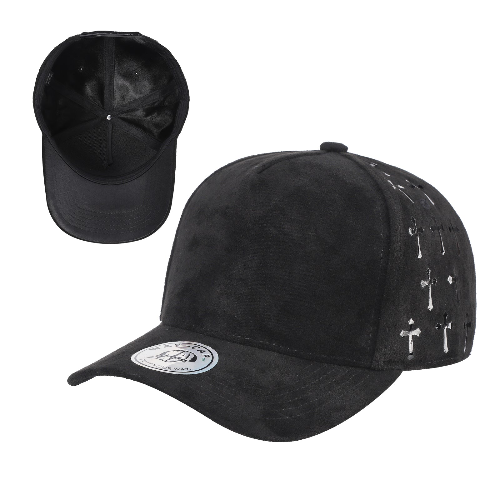 5SSTG - 5 Panel Suede Satin Gilding