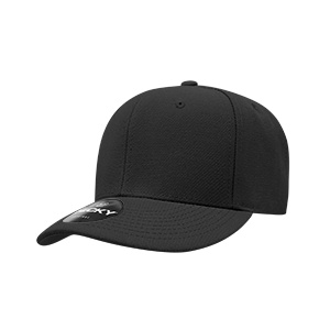 DECKY CLASSIC 206 6-Panel Low Profile Structured Cap | 206-BLK