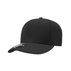 DECKY CLASSIC 206 6-Panel Low Profile Structured Cap | 206-BLK