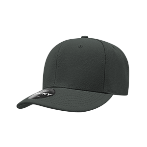 DECKY CLASSIC 206 6-Panel Low Profile Structured Cap | 206-BLK