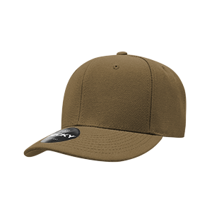 DECKY CLASSIC 206 6-Panel Low Profile Structured Cap | 206-BLK