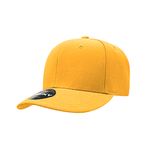 DECKY CLASSIC 206 6-Panel Low Profile Structured Cap | 206-BLK