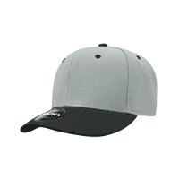 DECKY CLASSIC 206 6-Panel Low Profile Structured Cap | 206-BLK