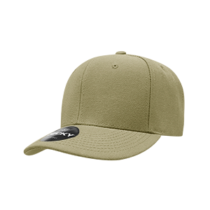 DECKY CLASSIC 206 6-Panel Low Profile Structured Cap | 206-BLK