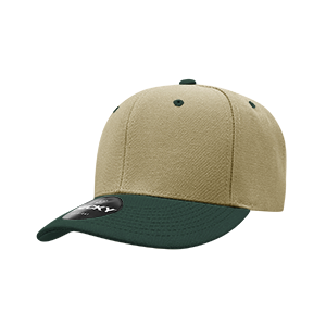 DECKY CLASSIC 206 6-Panel Low Profile Structured Cap | 206-BLK