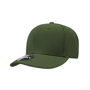 DECKY CLASSIC 206 6-Panel Low Profile Structured Cap | 206-BLK