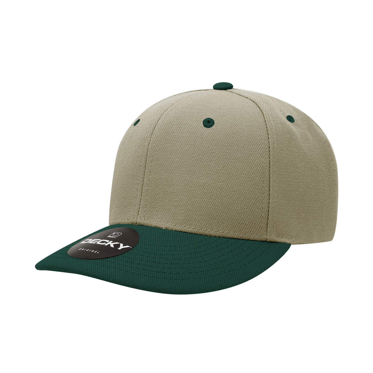 Decky Classic 207 6-Panel Mid Profile Structured Cap, Hook & Loop | 207