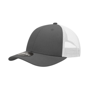 Decky 214 6-Panel Low Profile Structured Cotton Trucker Hat, Black/Black