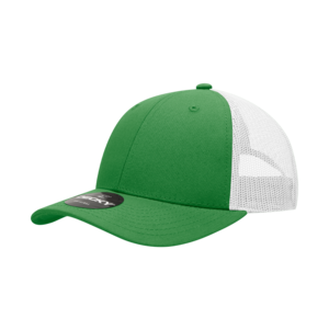 Decky 214 6-Panel Low Profile Structured Cotton Trucker Hat, Black/Black
