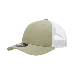 Decky 214 6-Panel Low Profile Structured Cotton Trucker Hat, Black/Black