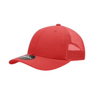 Decky 214 6-Panel Low Profile Structured Cotton Trucker Hat, Black/Black