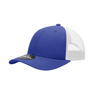 Decky 214 6-Panel Low Profile Structured Cotton Trucker Hat, Black/Black