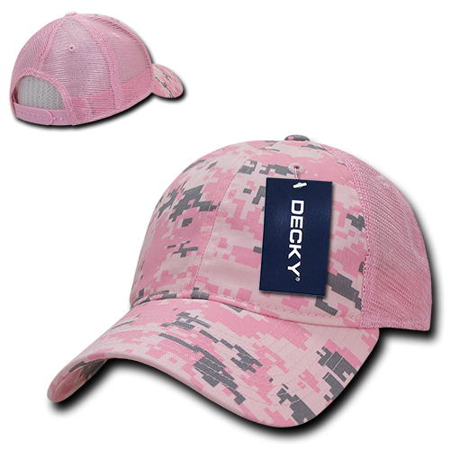 DECKY 225 6-Panel Low Profile Relaxed Camo Trucker Hat