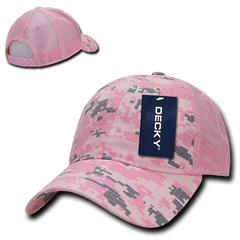 DECKY 225 6-Panel Low Profile Relaxed Camo Trucker Hat