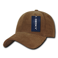 DECKY 231 6-Panel Low Profile Structured Corduroy Cap
