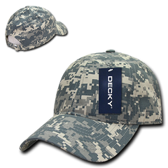 DECKY 239 6-Panel Low Profile Relaxed Ripstop Dad Hat | Acu