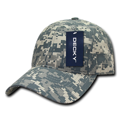DECKY 239 6-Panel Low Profile Relaxed Ripstop Dad Hat | Acu