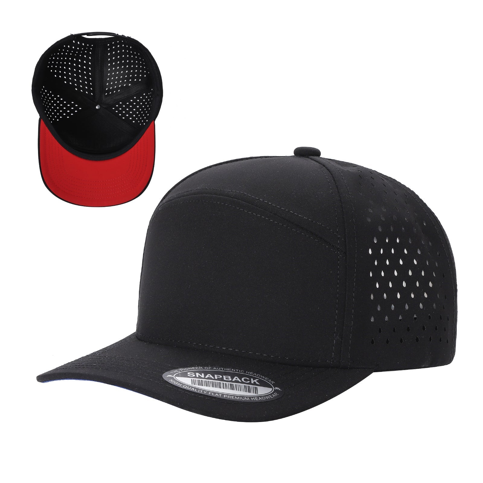 6WP - 6 Panel Laser Vented Hat