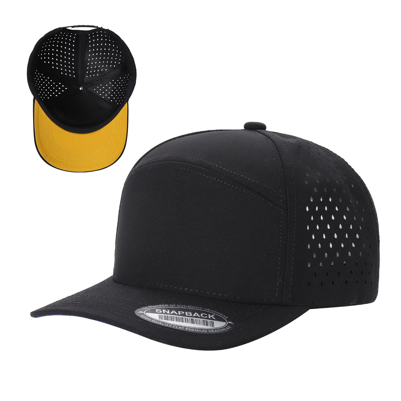 6WP - 6 Panel Laser Vented Hat