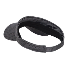 DECKY 3014 Mesh Jersey Visor, Curved Bill, Hook & Loop Closure