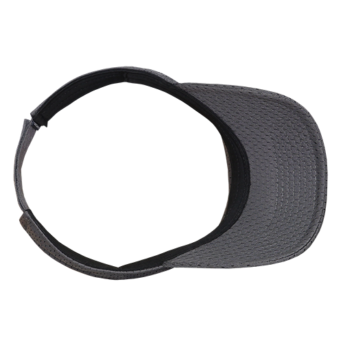 DECKY 3014 Mesh Jersey Visor, Curved Bill, Hook & Loop Closure