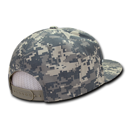 Decky 360 6-Panel High Profile Structured Ripstop Snapback Hat, Acu
