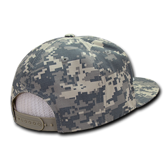Decky 360 6-Panel High Profile Structured Ripstop Snapback Hat, Acu