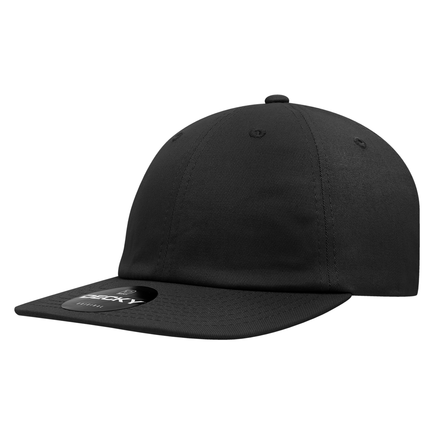 DECKY 370 6-Panel High Profile Relaxed Cotton Snapback Hat