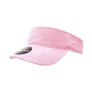 DECKY 4004 Corduroy Visor, One Size, Hook & Loop Closure