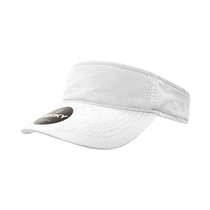 DECKY 4004 Corduroy Visor, One Size, Hook & Loop Closure