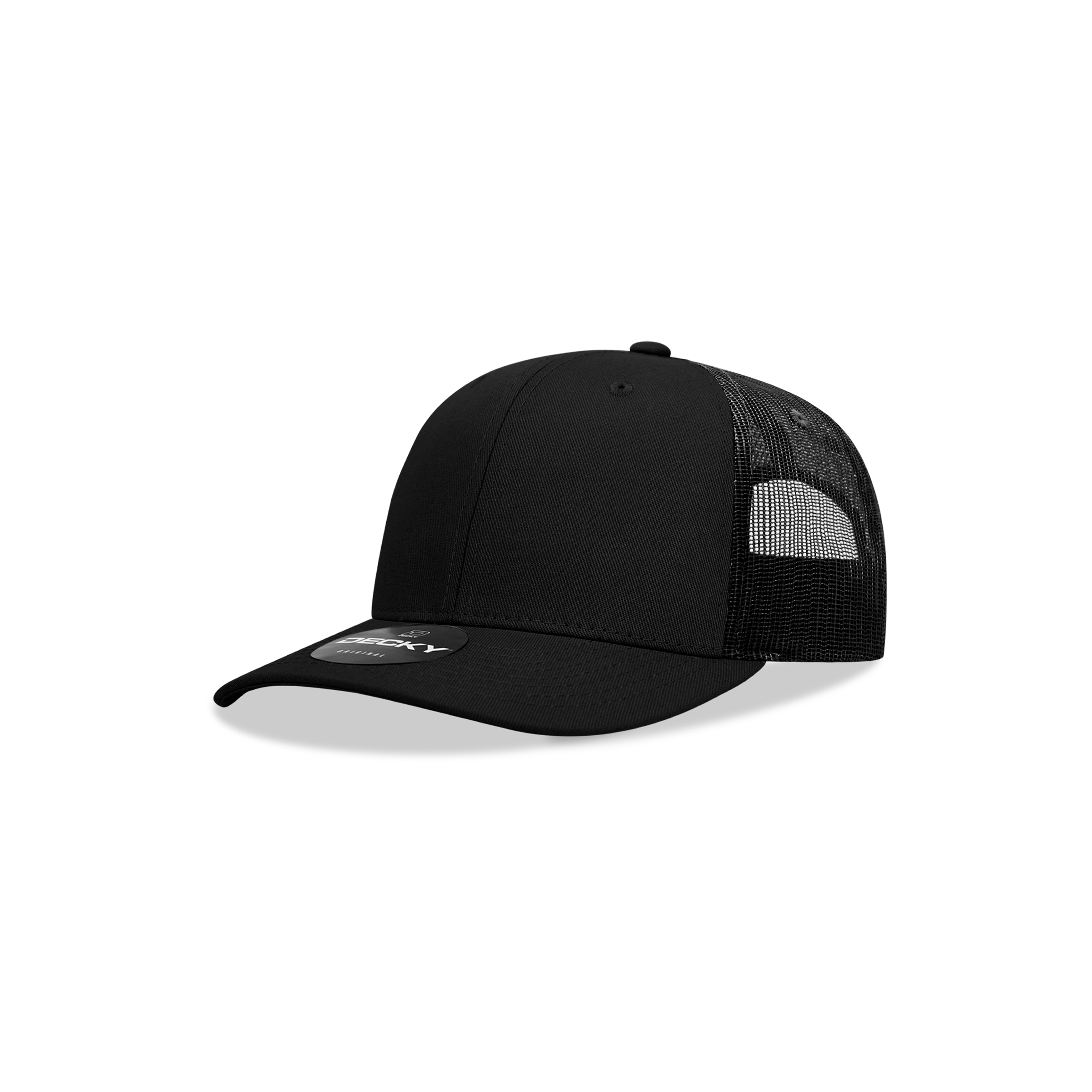 Decky 5019 Youth 6-Panel Mid Profile Structured Cotton Trucker Hat