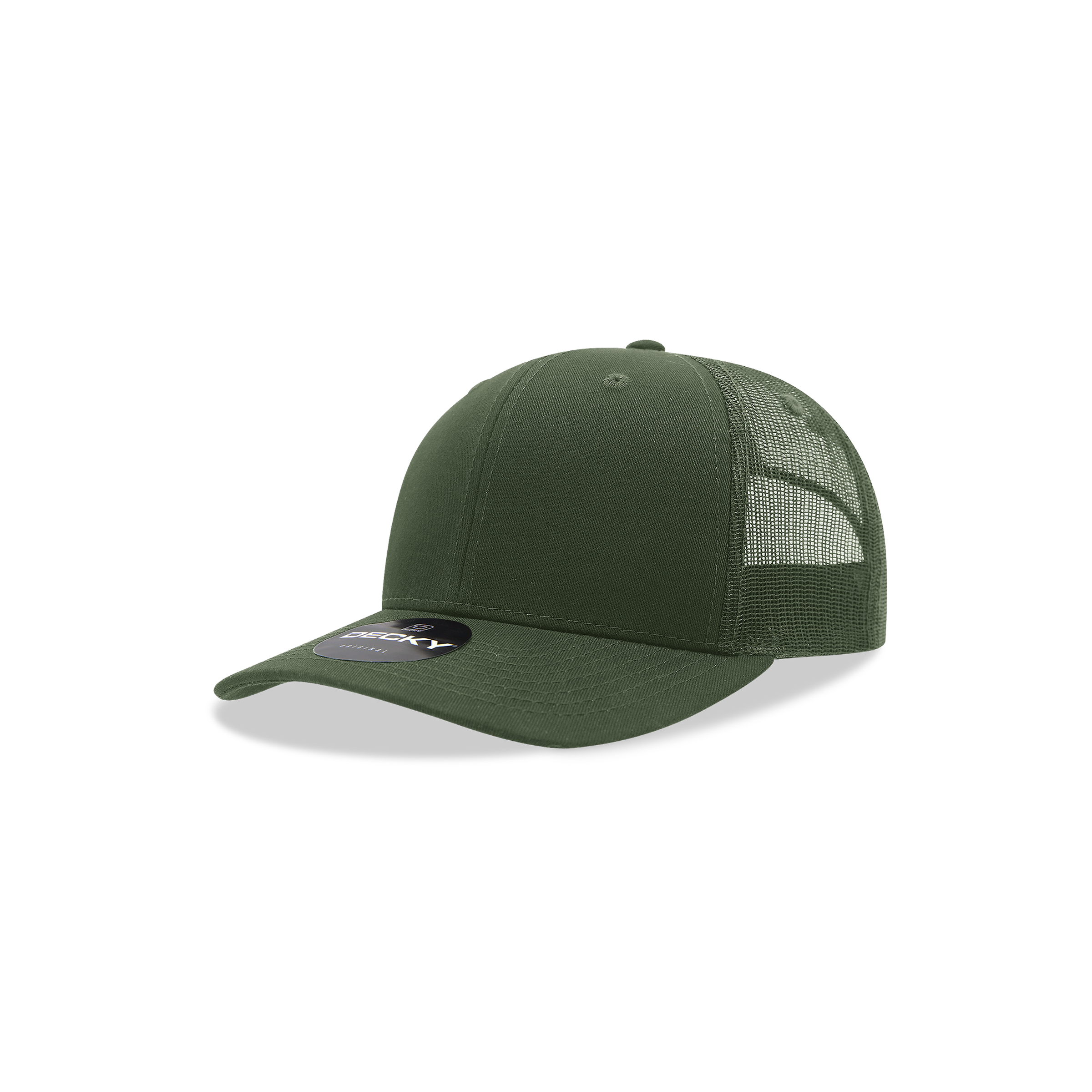 Decky 5019 Youth 6-Panel Mid Profile Structured Cotton Trucker Hat