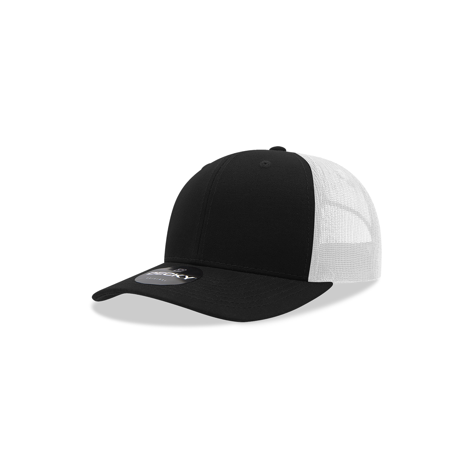 Decky 5019 Youth 6-Panel Mid Profile Structured Cotton Trucker Hat
