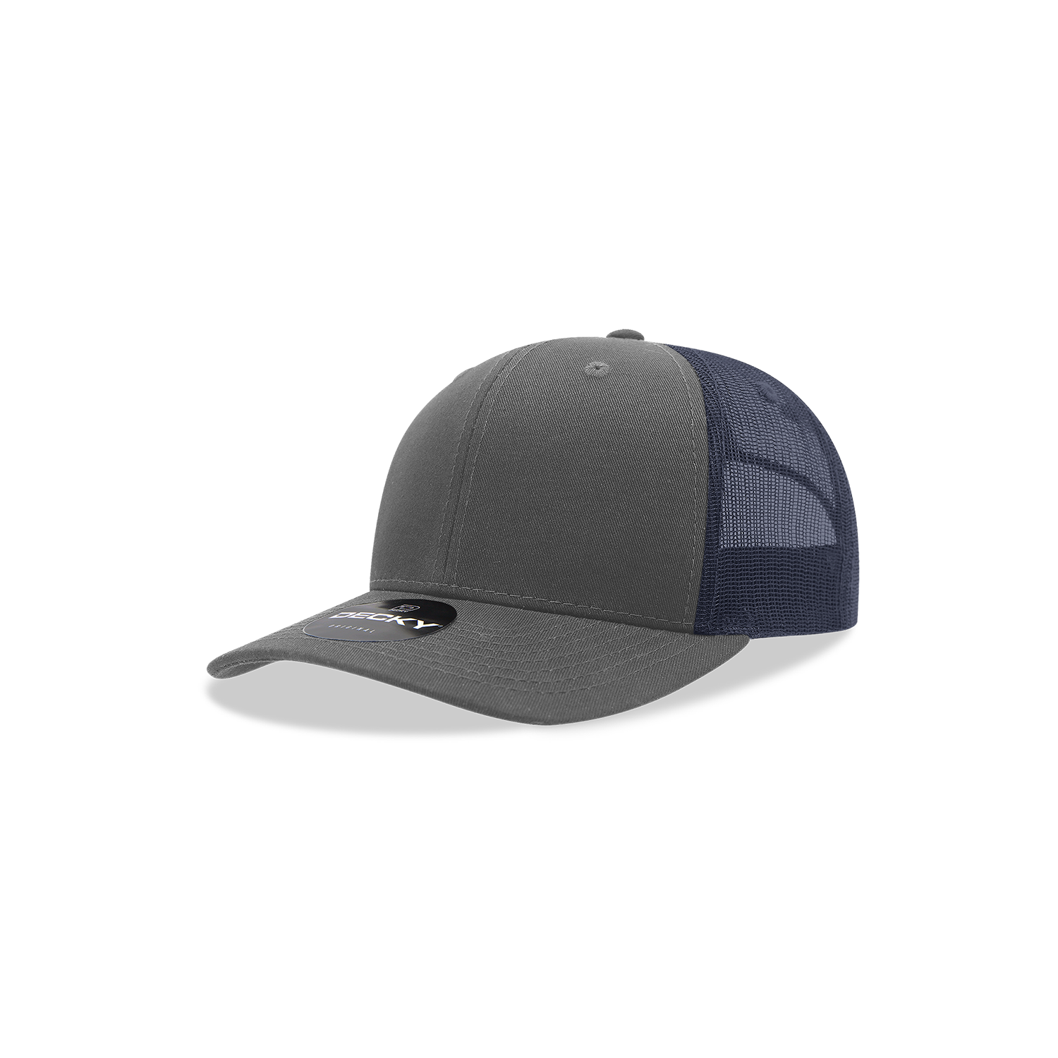 Decky 5019 Youth 6-Panel Mid Profile Structured Cotton Trucker Hat