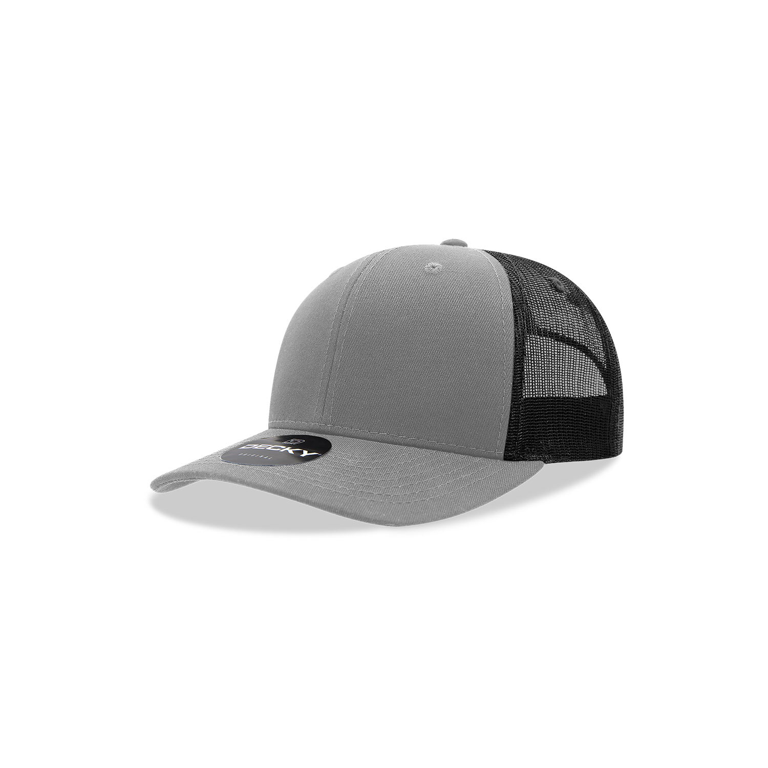 Decky 5019 Youth 6-Panel Mid Profile Structured Cotton Trucker Hat