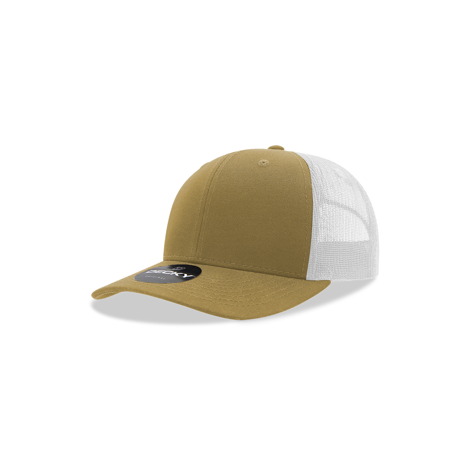 Decky 5019 Youth 6-Panel Mid Profile Structured Cotton Trucker Hat