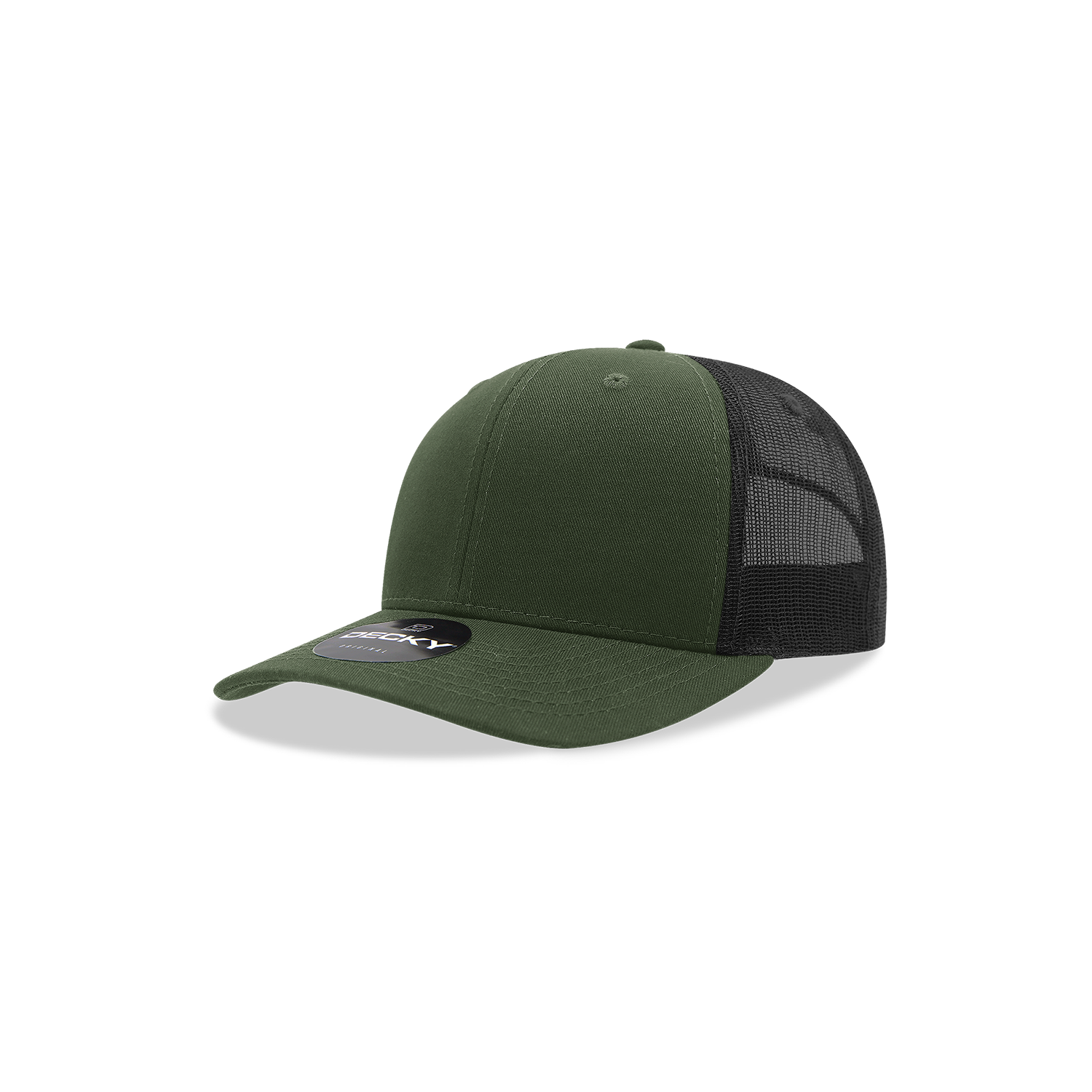 Decky 5019 Youth 6-Panel Mid Profile Structured Cotton Trucker Hat