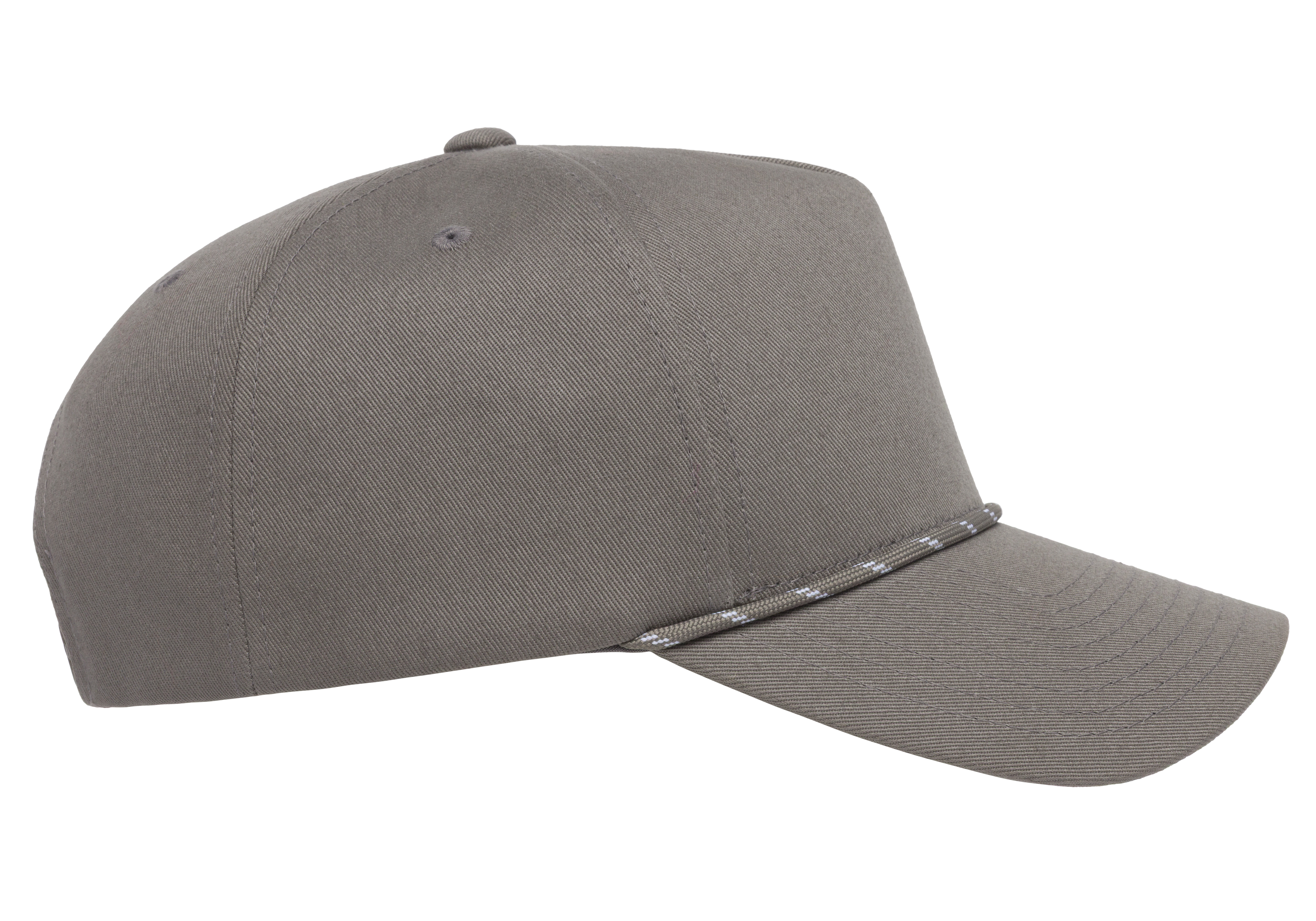 Flexfit House YP Classics Retro Cotton Blend 5-Panel Snapback Cap with Braided Rope