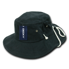 DECKY 510 Structured Cotton Aussie Hat, Drawstring