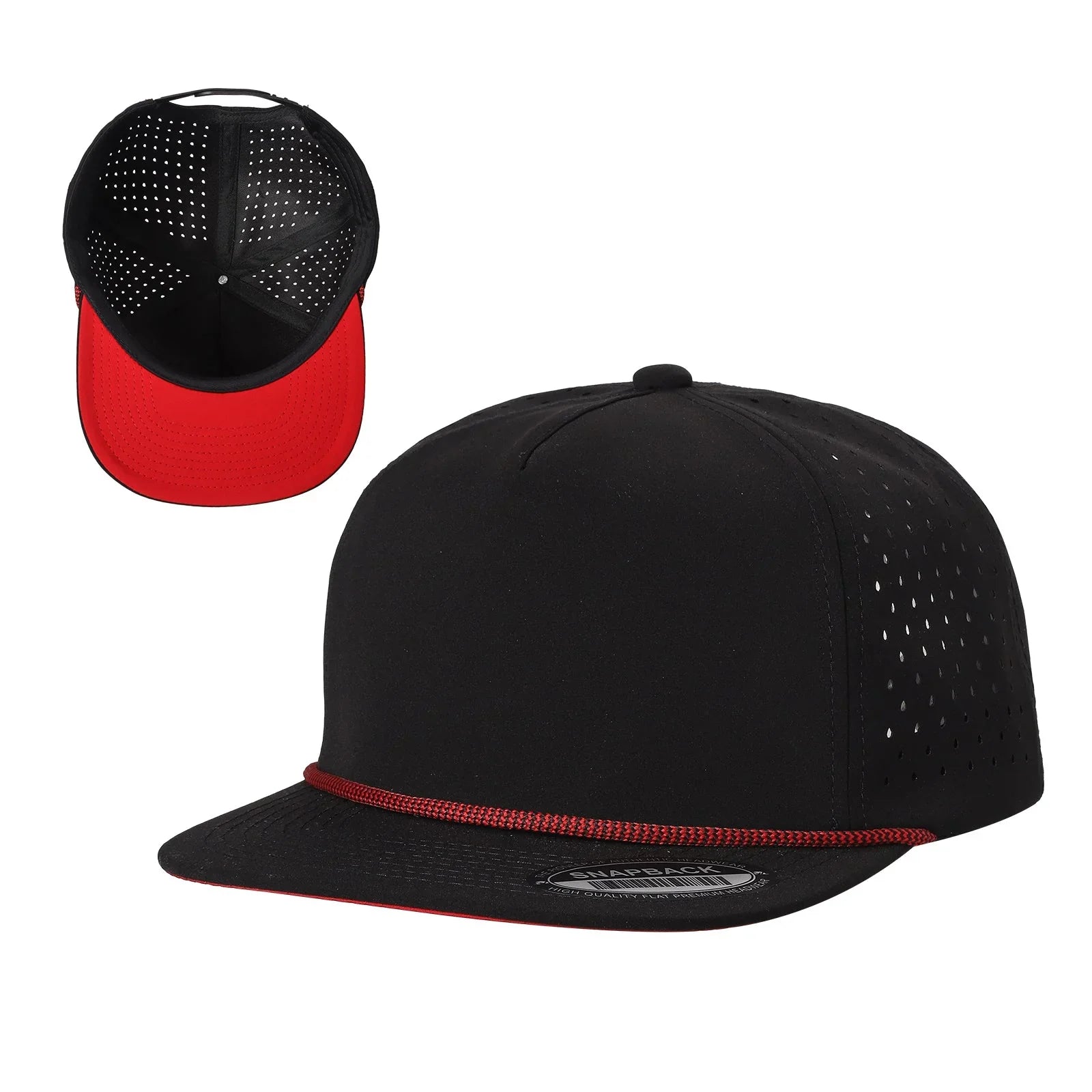 Waycap 5-Panel Waterproof Hat with Rope