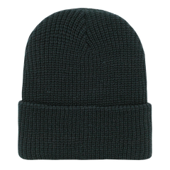 DECKY CLASSIC GI Watch Cap Cuffed Knit Beanie, Black | 600-BLK