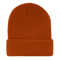 DECKY CLASSIC GI Watch Cap Cuffed Knit Beanie, Black | 600-BLK