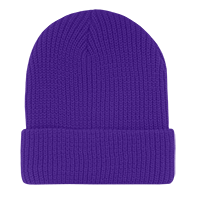 DECKY CLASSIC GI Watch Cap Cuffed Knit Beanie, Black | 600-BLK