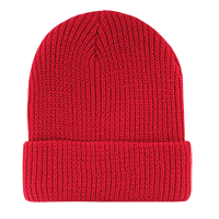 DECKY CLASSIC GI Watch Cap Cuffed Knit Beanie, Black | 600-BLK