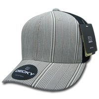 DECKY 6018 6-Panel Mid Profile Structured Plaid Trucker Hat